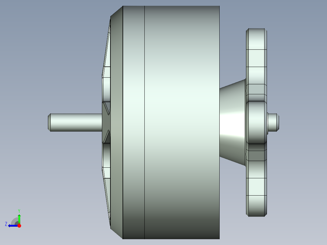 1504.5无刷电机右视图