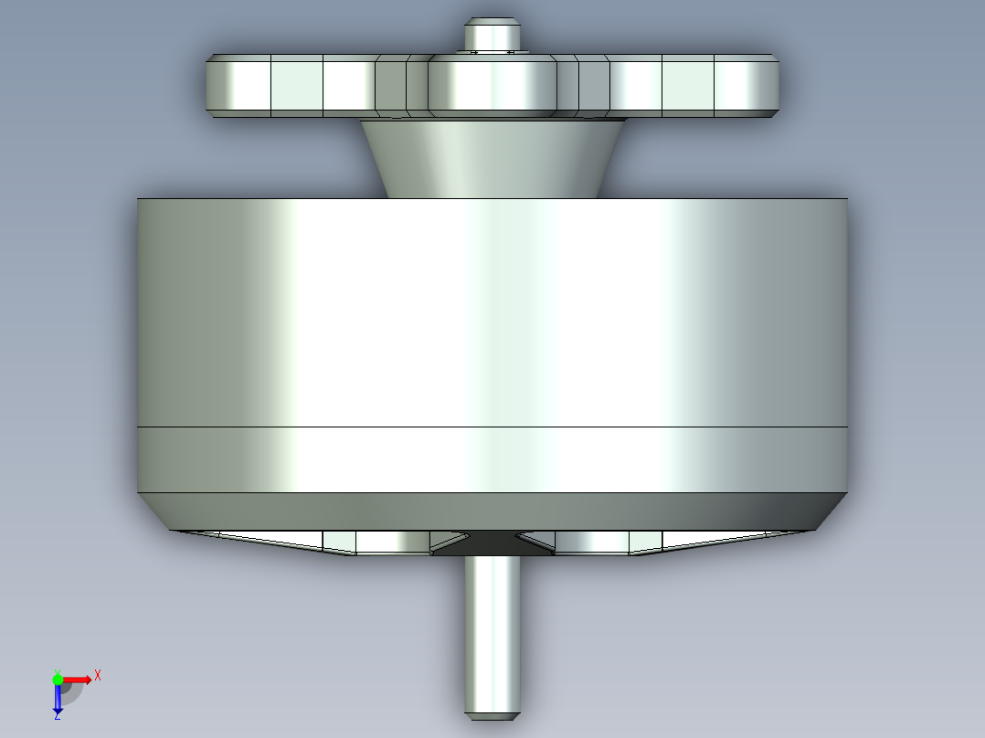 1504.5无刷电机俯视图