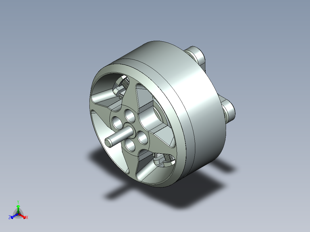 1504.5无刷电机正等轴测图