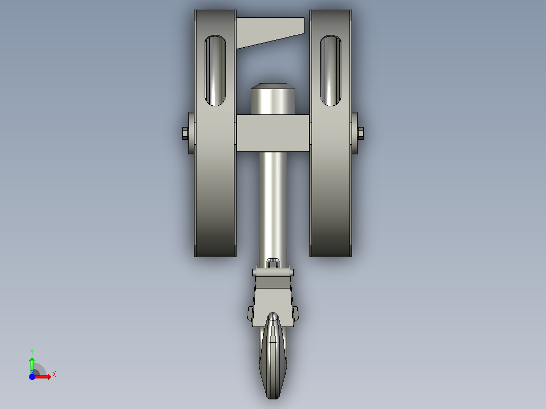 G882-5t叼钩滑轮组前视图