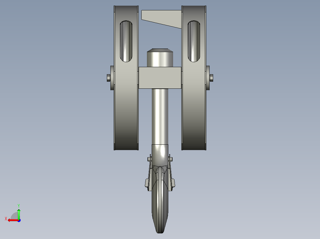 G882-5t叼钩滑轮组后视图