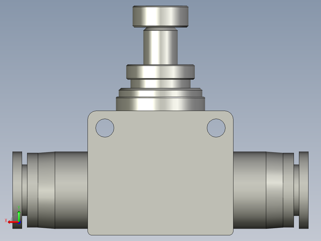 调速阀PSA10亚德客后视图