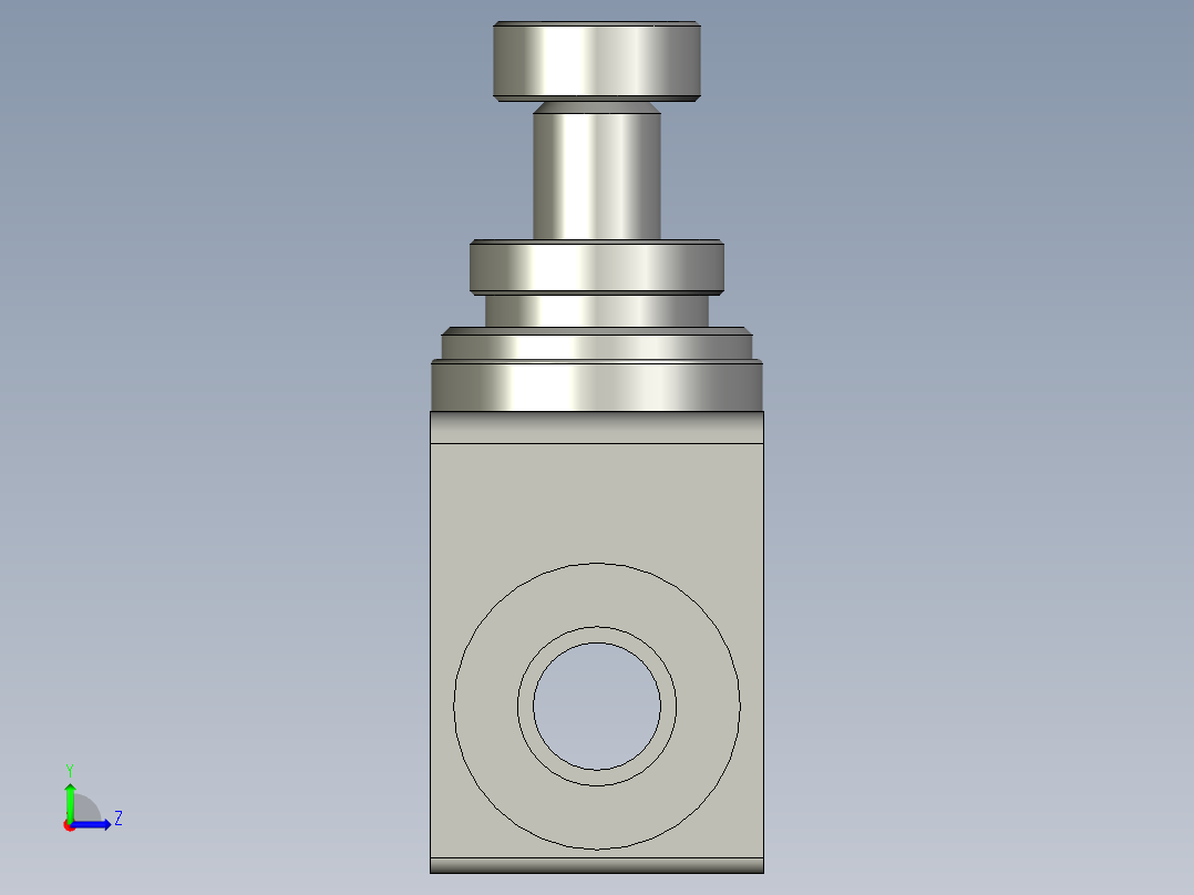 调速阀PSA10亚德客左视图