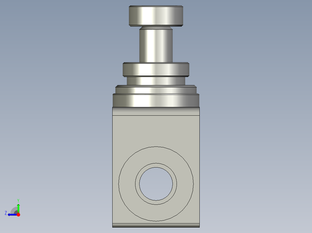 调速阀PSA10亚德客右视图