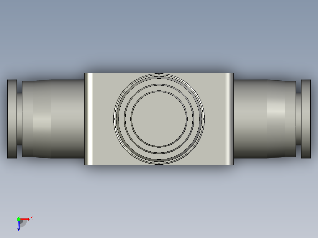 调速阀PSA10亚德客俯视图