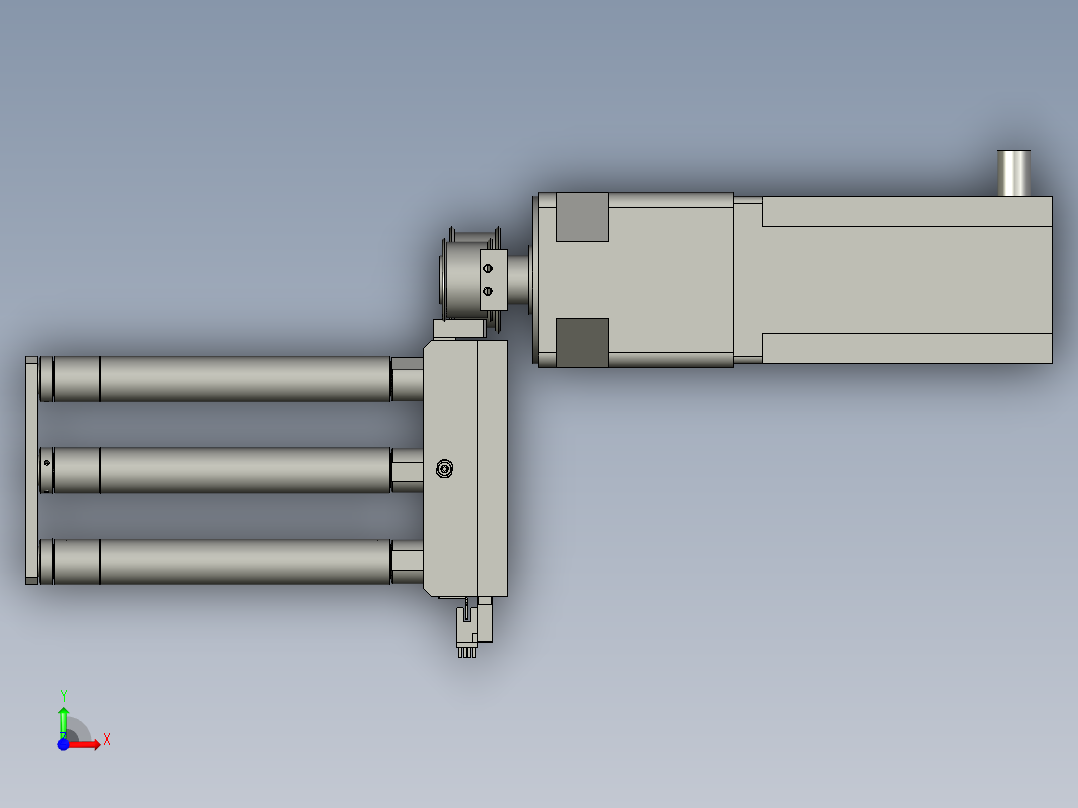 YWP200K4-06-04-00储料缓存前视图