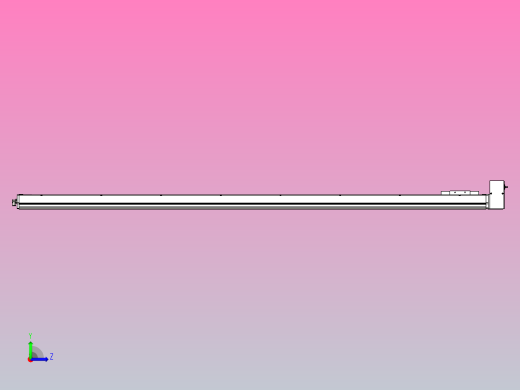 SCM14-2050-LU滚珠花健、支撑座、滚珠丝杠、交叉导轨、直线模组左视缩略图