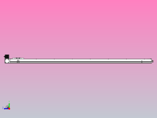 SCM14-2050-LU滚珠花健、支撑座、滚珠丝杠、交叉导轨、直线模组右视缩略图