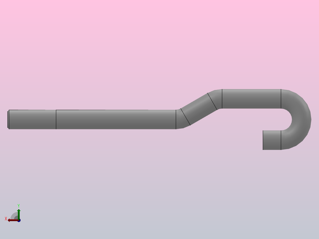 地脚螺栓B型_BM64×1000后视图