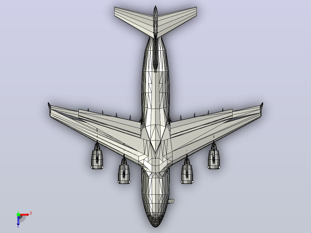波音 C-17 Globemaster III俯视图