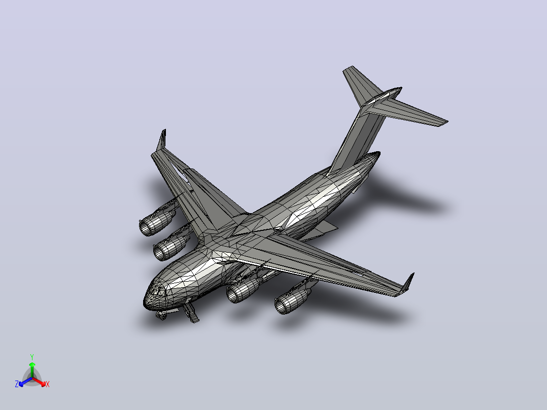 波音 C-17 Globemaster III正等轴测图