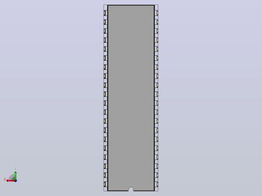 电子器件DIP 40 IC with 0_320in Window后视缩略图