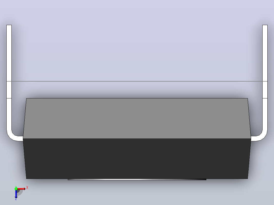 电子器件DIP 40 IC with 0_320in Window俯视图