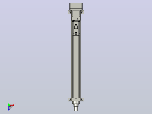 轻载电动缸TPA-ESR80-2510C-L700-MR-LB-W-P75-JX-C3俯视缩略图