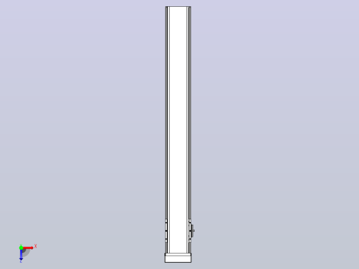 日规模组半封闭丝杆TPA-HNR-110D-1610C-L850-MP-Y-P40-N3俯视缩略图