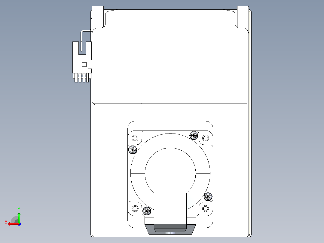 日规模组半封闭丝杆TPA-HNR-110D-1610C-L500-MP-C-P40-N3后视图