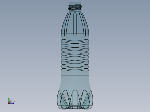 塑料瓶左视缩略图