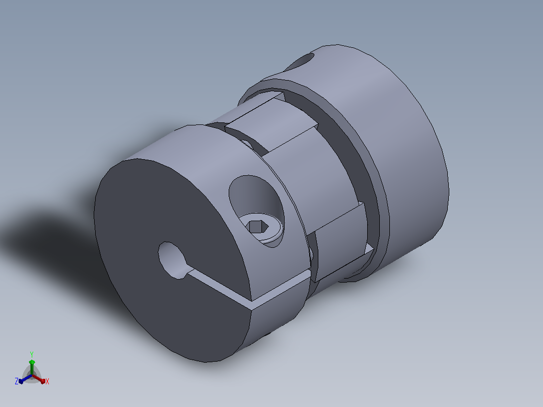 联轴器R+W Coupling-EKL_2正等轴测图