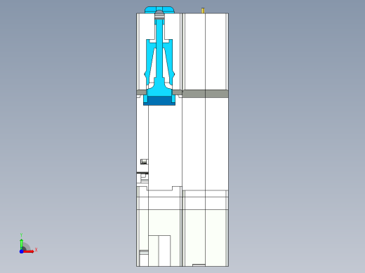 NB2LE-40ZTB&amp;1&amp;N仪表版剩余电流动作断路器三维模型20240412前视缩略图