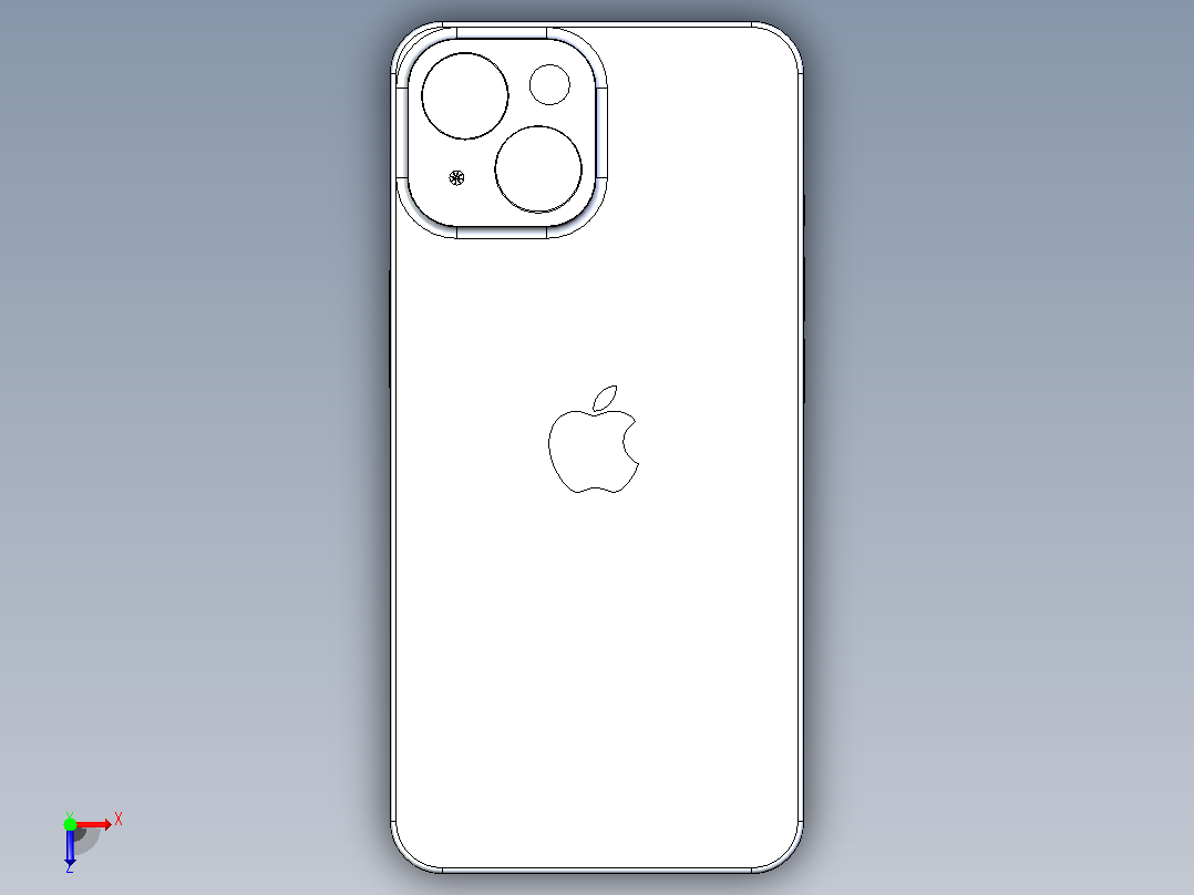 Phone 15俯视图