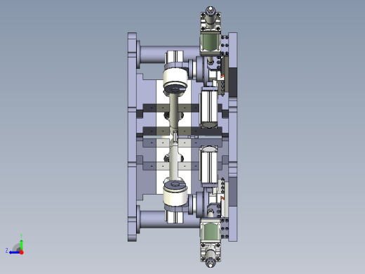 重型车V型推力杆热压夹具右视缩略图