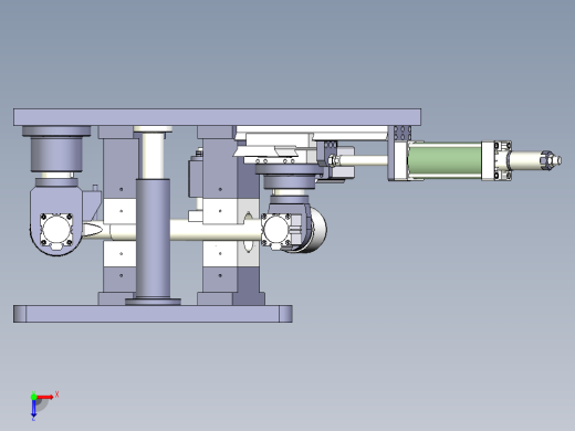 重型车V型推力杆热压夹具俯视缩略图