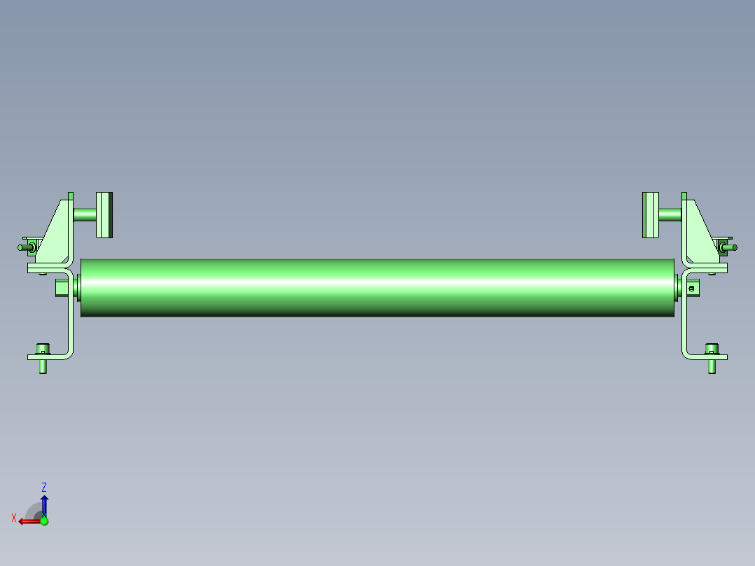 弹簧式释放装置右视图