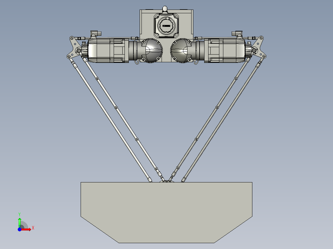 并联机器人D2-900-480前视图