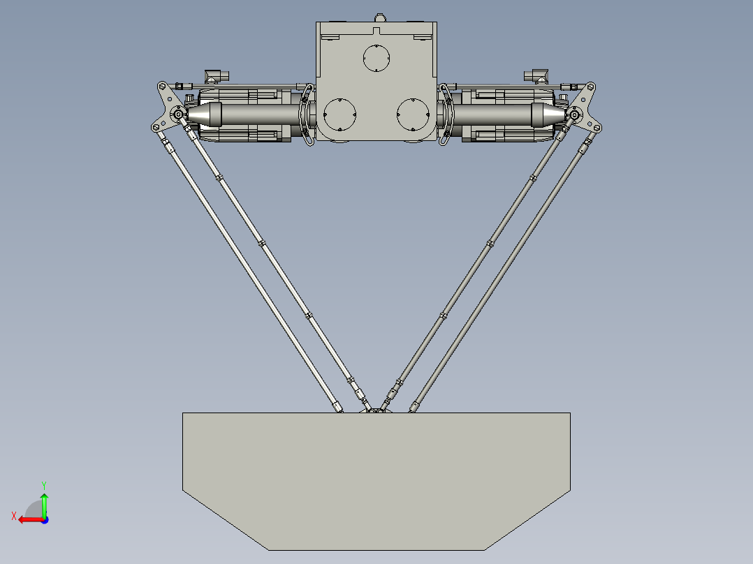 并联机器人D2-900-480后视图