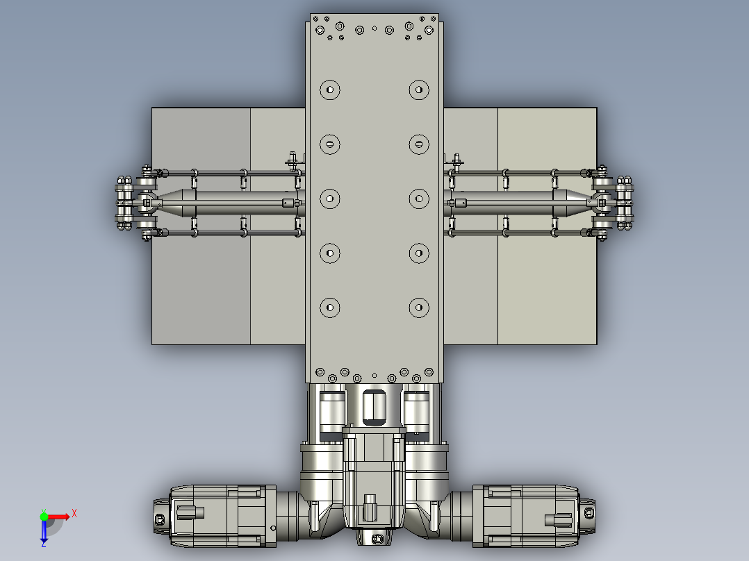 并联机器人D2-900-480俯视图