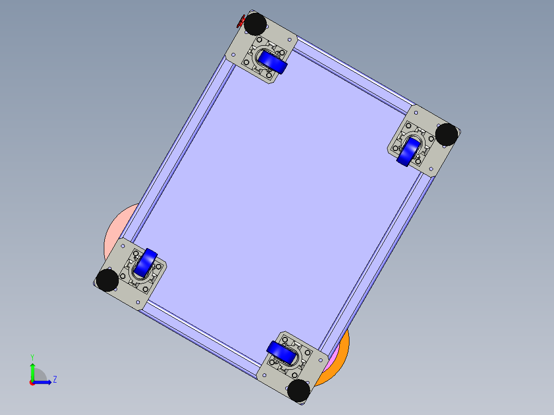 塑胶铆钉组装机左视图