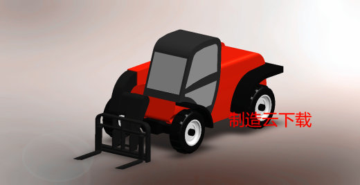 工程叉车3D模型3D模型缩略图