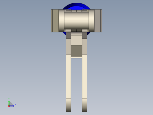 SolidWorks快速夹钳左视缩略图