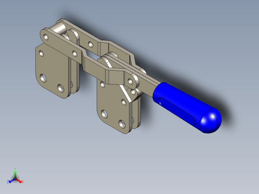 SolidWorks快速夹钳正等轴测缩略图