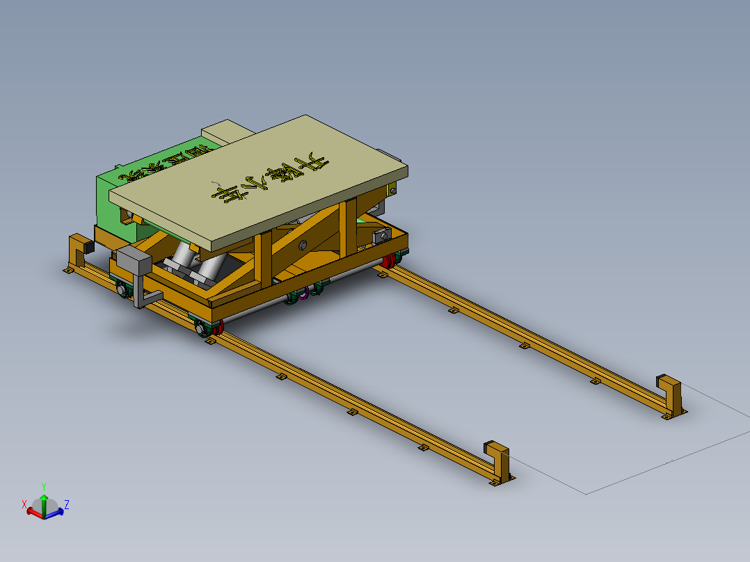 F416 液压升降台sw
