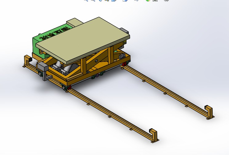 F416 液压升降台sw