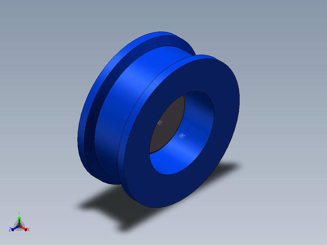 对夹式止回阀-铸铁 DN50-DN600正等轴测图