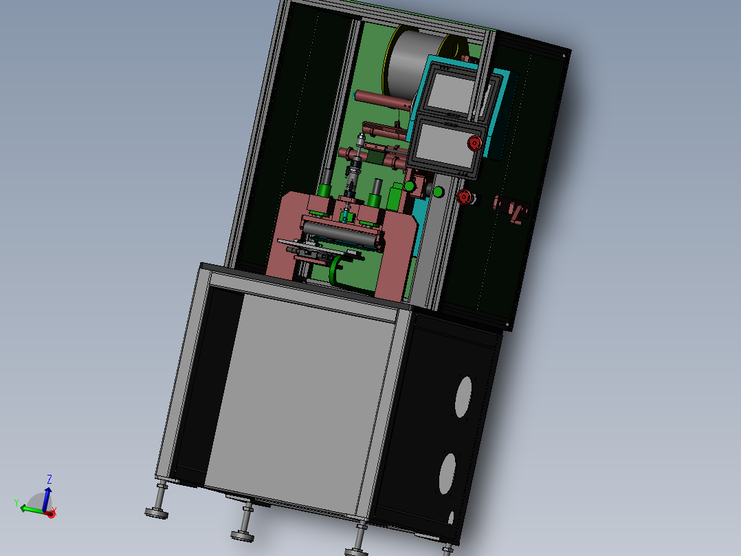 自动贴膜机 带工程图
