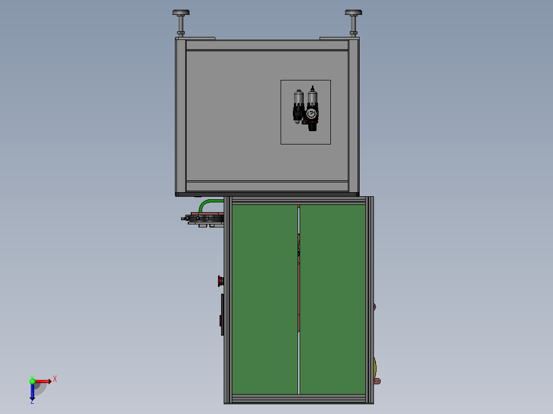 自动贴膜机 带工程图俯视图