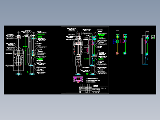 立式磨床Z轴主轴结构CAD图纸 C5116立车改磨床 主轴传动结构图CAD