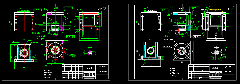 立式磨床Z轴主轴结构CAD图纸 C5116立车改磨床 主轴传动结构图CAD
