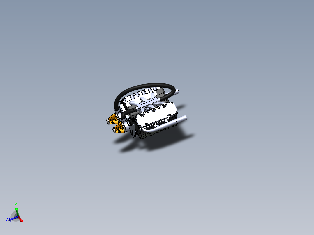 四冲程V-6发动机