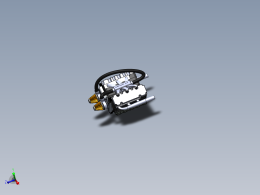 四冲程V-6发动机