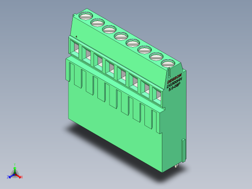 DEGSON DG500 系列 5.05.087.62mm 接线端子-DG500HH-5.0-08P-14-00AH