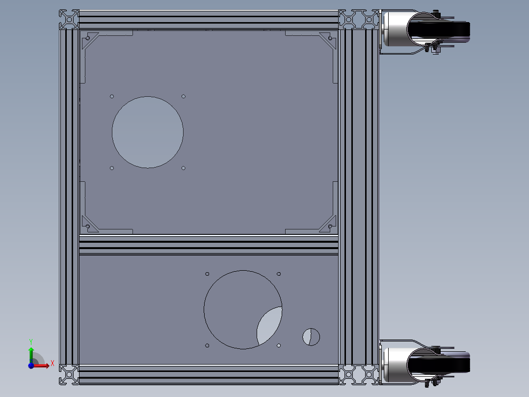APAS振动机柜前视图