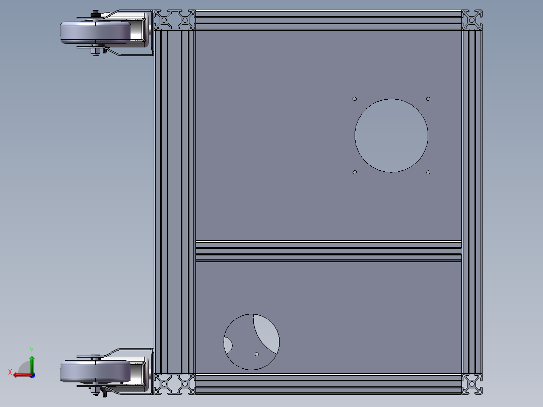 APAS振动机柜后视图
