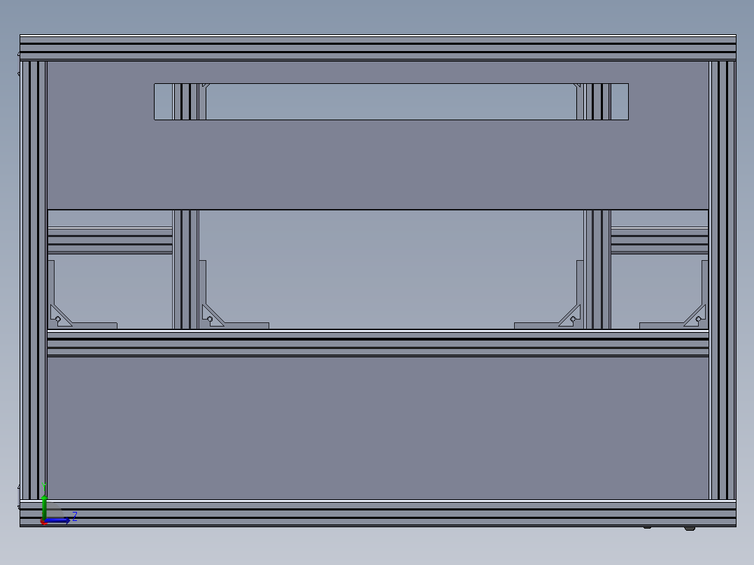 APAS振动机柜左视图