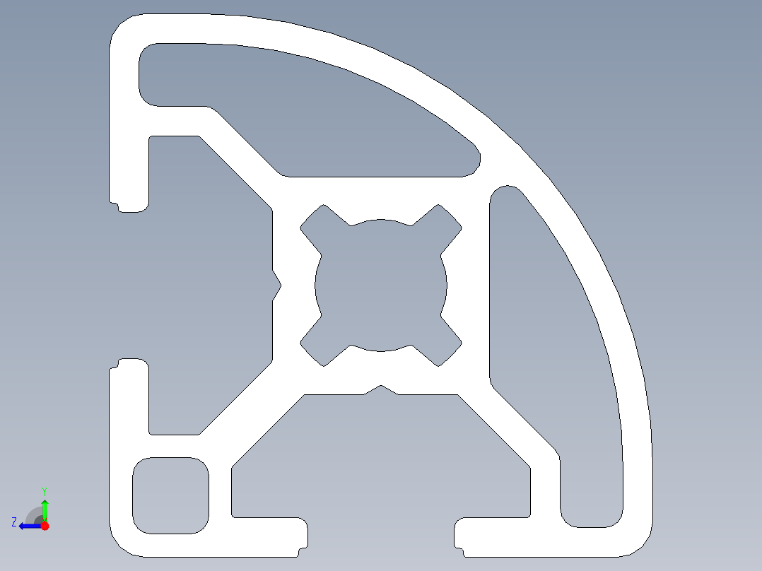 型材-BR 30X30R KJN992896.STEP右视图