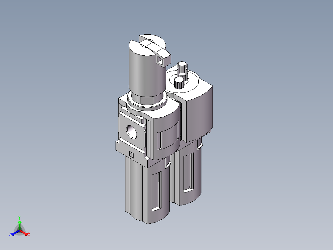 过滤器1正等轴测图