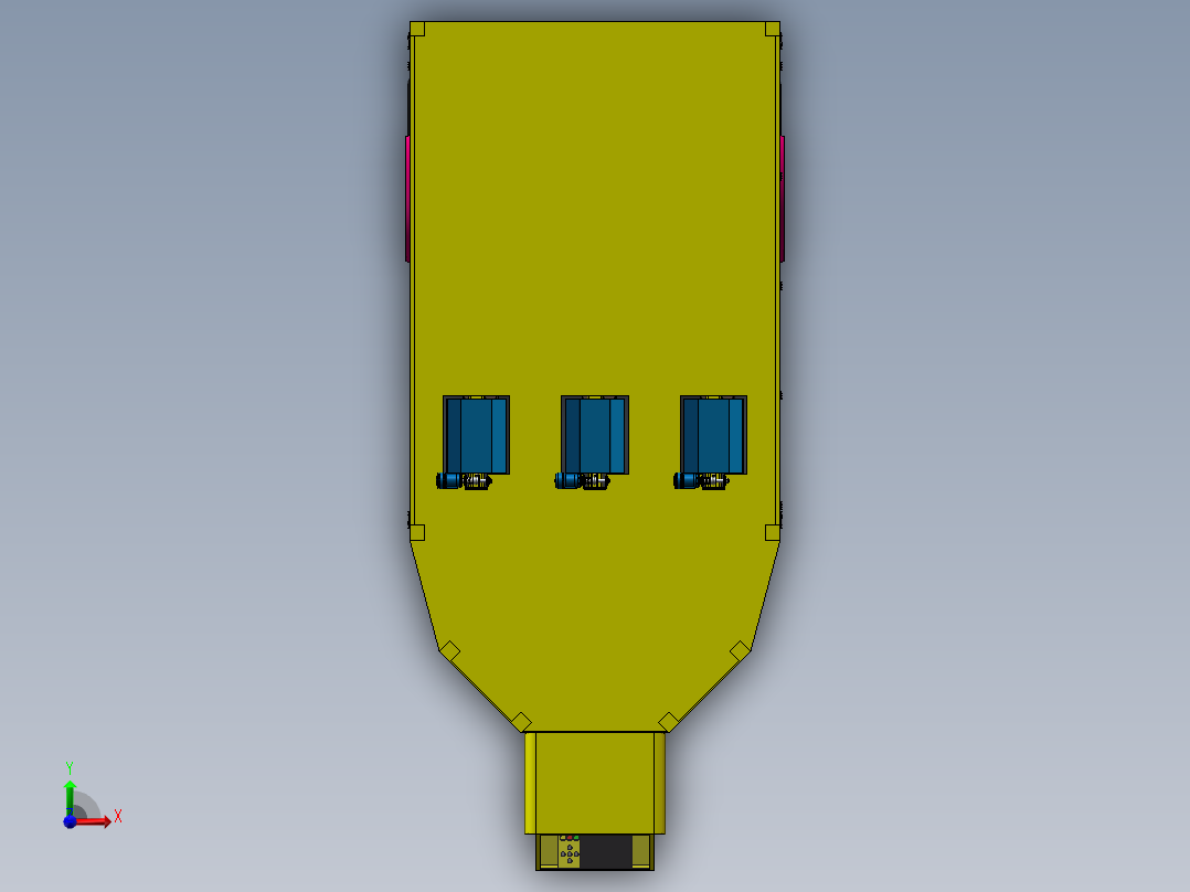 半人工烟叶采收机120前视图